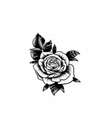 Flower temporary tattoo sticker, waterproof magic tattoo, lasts up to 15 days fake tattoo, semi-permanent tattoo