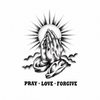 Temporary Tattoos, Sketch tattoo, Holy Mary, Pray & Love, Waterproof, Botanical, Hand Tattoos, Magic Tattoos, Lasts 1-2 Weeks