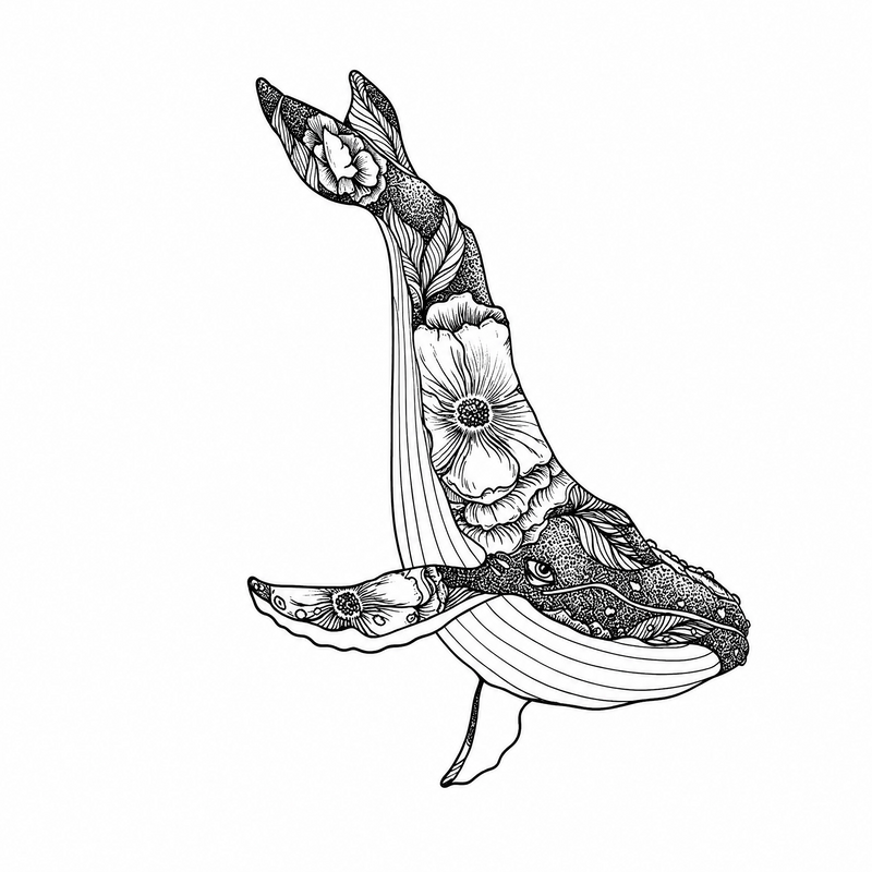 Baleine & Fleurs